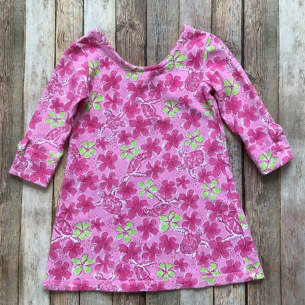 Lilly Pulitzer Floral Sea Turtle Dress